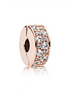 Pandora Moments Rose Clear Pavé Clip Charm