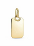 Pandora ME/Moments 14K Gold-Plated Engravable Rectangular Tag Pendant