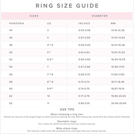 Pandora Disney Princess Snow White Bow Ring Size 7