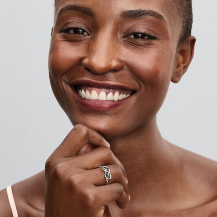 Pandora Moments Infinity Knot Ring Size 7