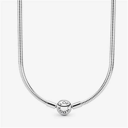 Pandora Moments Silver Snake Chain Necklace 45 cm