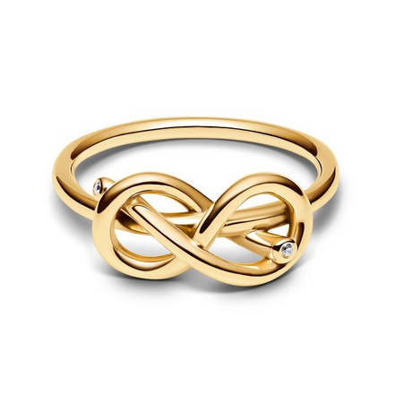 Pandora Moments Infinity Knot Ring Size 7