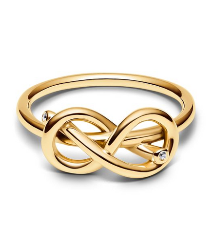 Pandora Moments Infinity Knot Ring Size 7