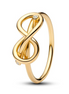 Pandora Moments Infinity Knot Ring Size 6