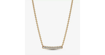 Pandora Timeless Pavé Single-row Bar Collier Necklace