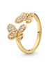 Pandora Shine Dazzling Butterflies Ring Size 6