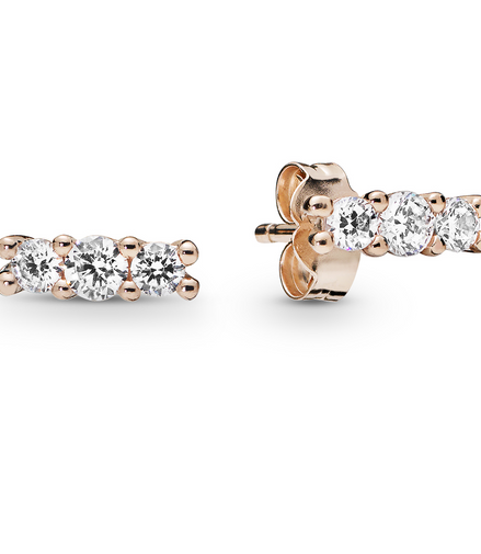 Pandora Rose Timeless Sparkling Elegance Stud Earrings