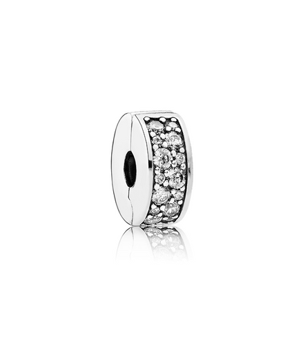 Pandora Moments Clear Pavé Clip Charm