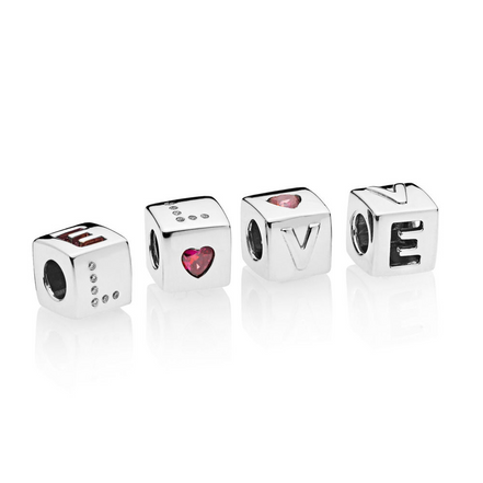 Pandora Love Dice Charm