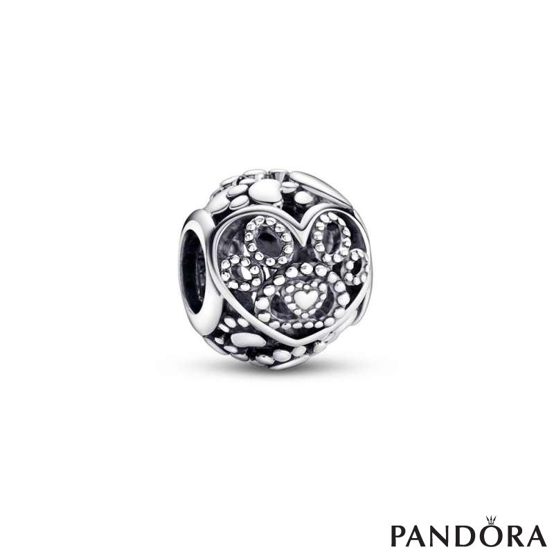 Pandora Me Fur Baby Hearts & Paw Prints Charm