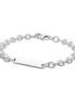 Engravable Bar Link Bracelet Size 16