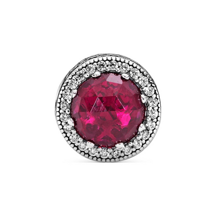 Pandora Sparkling Cerise Pink Charm