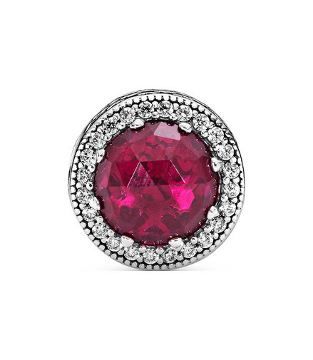 Pandora Sparkling Cerise Pink Charm