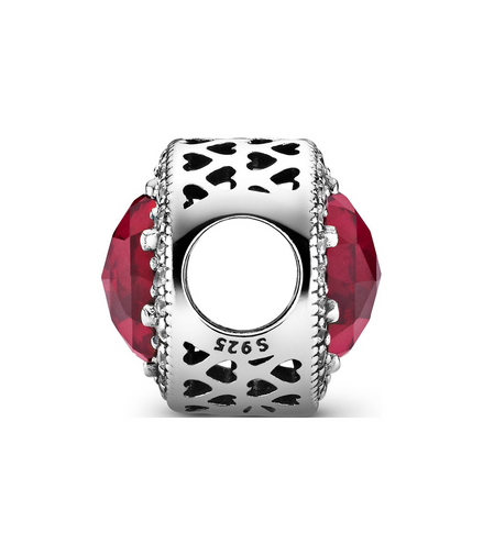 Pandora Sparkling Cerise Pink Charm
