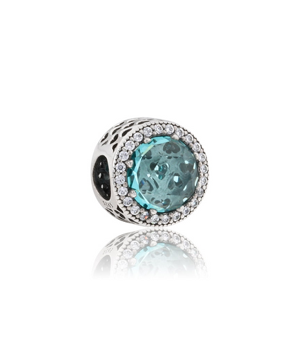Pandora Radiant Hearts Glacier Blue Charm