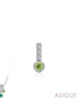 Lafonn 0.17 CTW Simulated Diamond And Peridot August Birthstone Love Pendant