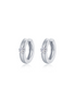 0.34 CTW High Polished Huggie Earrings