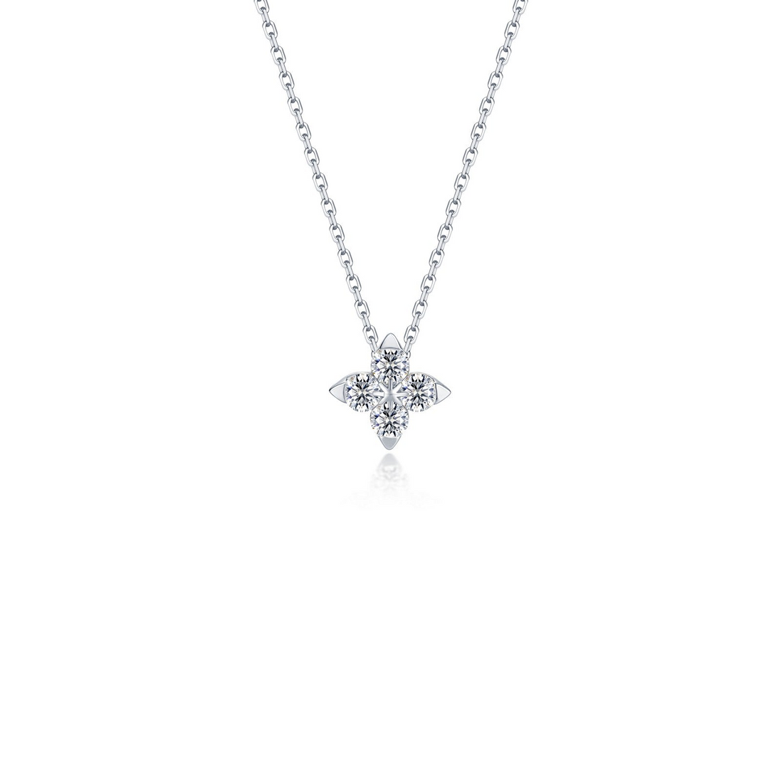 Lafonn 0.45 CTW Simulated Diamond Trillium Bud Necklace