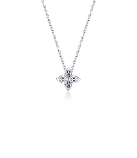Lafonn 0.45 CTW Simulated Diamond Trillium Bud Necklace