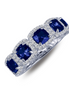 Lafonn 2.05 CTW Simulated Diamond Halo Anniversary Half Eternity Band
