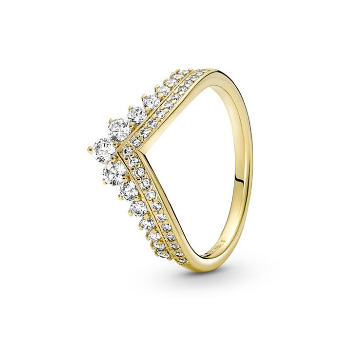 Pandora Timeless Wish Tiara Ring Size 7.5