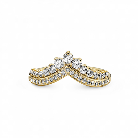 Pandora Timeless Wish Tiara Ring Size 7.5