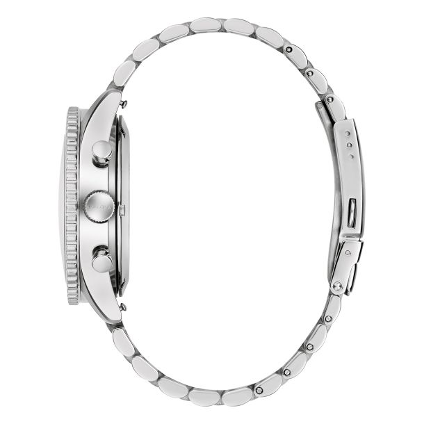 Bulova Special Edition Marine Star Heritage Chronograph Archive Series Black Dial Stainless Steel Watch