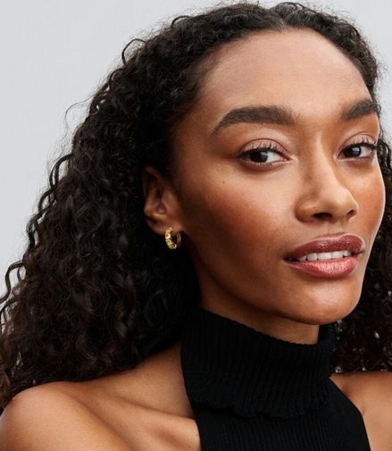 Pandora 14K Yellow Gold And Yellow Crystal Hoop Earrings