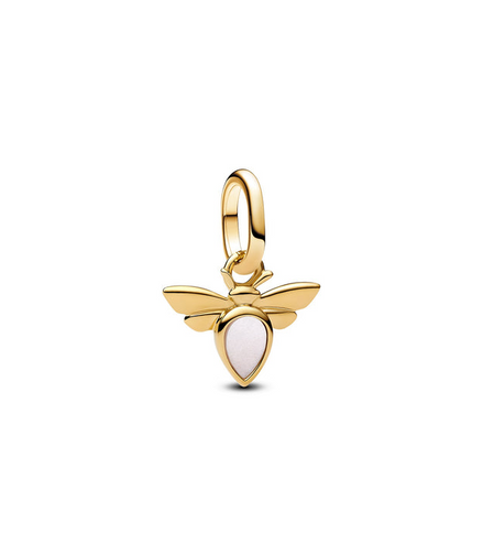 Pandora White Bee Mini Dangle Charm