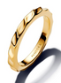Pandora Essence Rippled Band Gold-Plated Ring Size 7.5