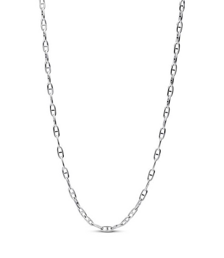 Pandora Moments Sterling Silver Anchor Chain Necklace 55 cm