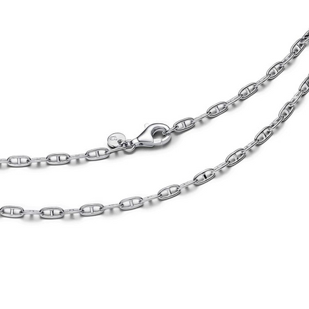 Pandora Moments Sterling Silver Anchor Chain Necklace 55 cm