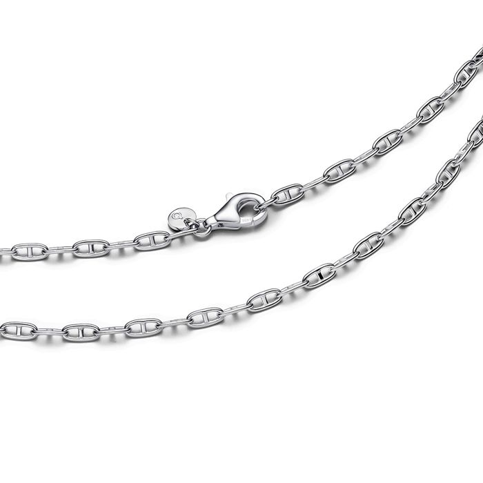Pandora Moments Sterling Silver Anchor Chain Necklace 55 cm
