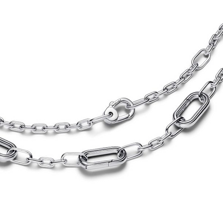 Pandora ME/Moments Silver Five Links Chain Necklace 45 cm