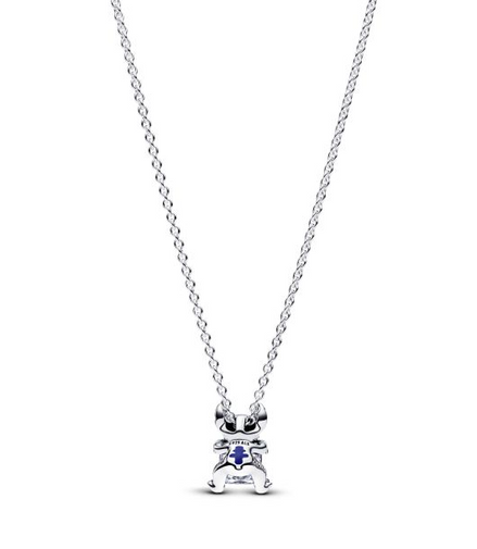 Pandora Disney Stitch Sterling Silver Collier Necklace 45 cm