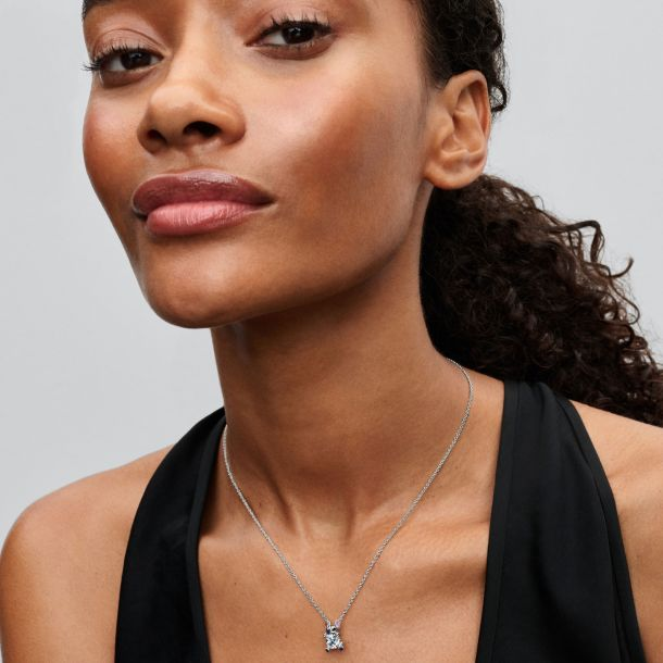 Pandora Disney Stitch Sterling Silver Collier Necklace 45 cm