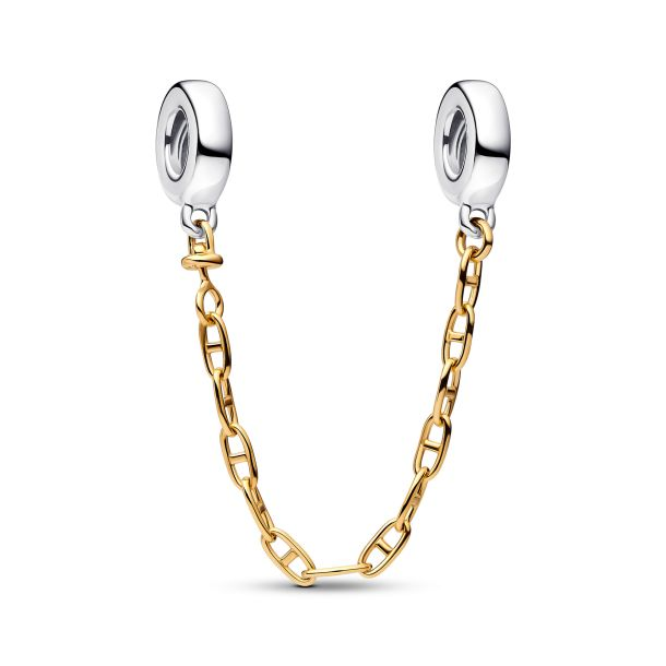 Pandora Elongated Gold-Plated Safety Chain