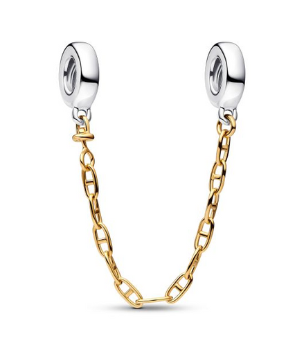 Pandora Elongated Gold-Plated Safety Chain