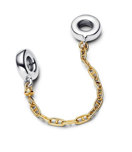 Pandora Elongated Gold-Plated Safety Chain