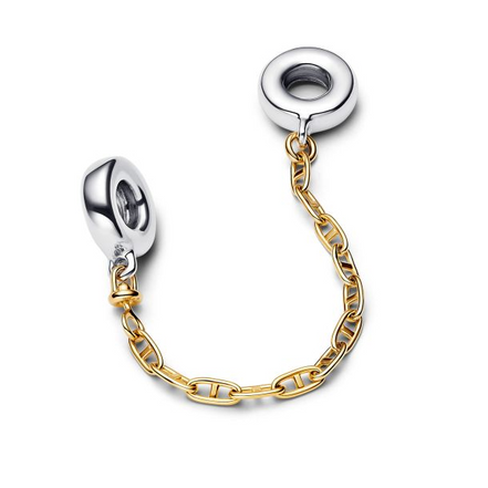 Pandora Elongated Gold-Plated Safety Chain