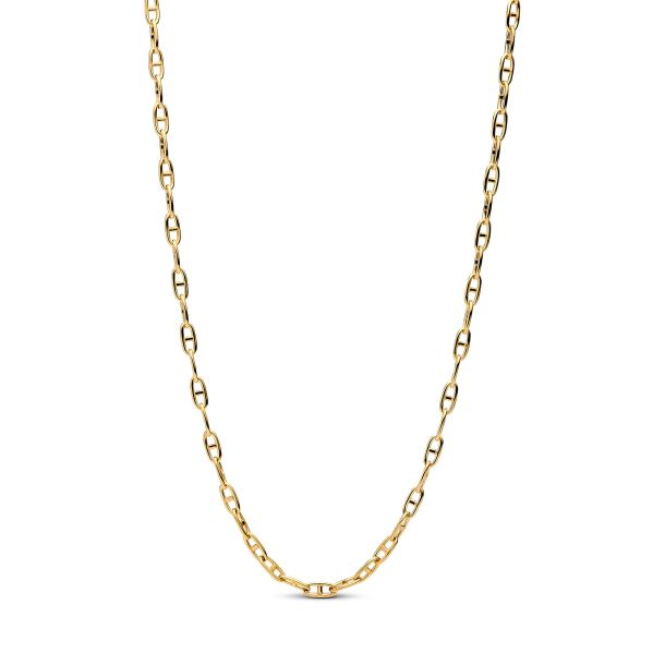 Pandora Moments 14K Gold-Plated Anchor Chain Necklace 55cm