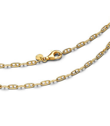 Pandora Moments 14K Gold-Plated Anchor Chain Necklace 55cm