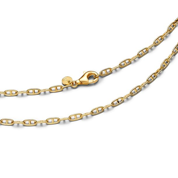 Pandora Moments 14K Gold-Plated Anchor Chain Necklace 55cm
