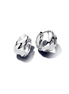Pandora Rippled Small Hoop Sterling Silver Earrings