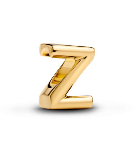 Pandora Moments 14K Gold-Plated Letter Z Alphabet Charm