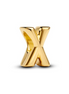 Pandora Moments 14K Gold-Plated Letter X Alphabet Charm