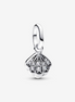 Pandora ME/Moments Silver Sparkling Shell Mini Dangle Charm