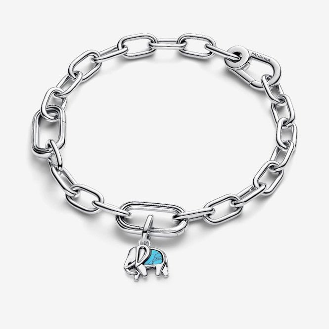 Pandora Moments Turquoise-Colored Elephant Mini Dangle Charm