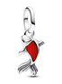 Pandora Moments Red Murano Glass Koi Fish Mini Dangle Charm