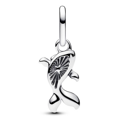 Pandora Moments Red Murano Glass Koi Fish Mini Dangle Charm